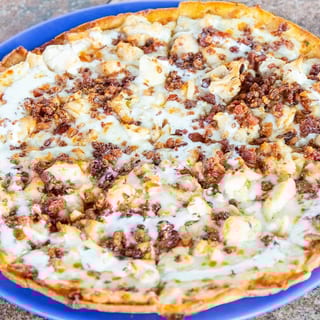 GF CHICKEN BACON RANCH CAULIFLOWER PIZZA