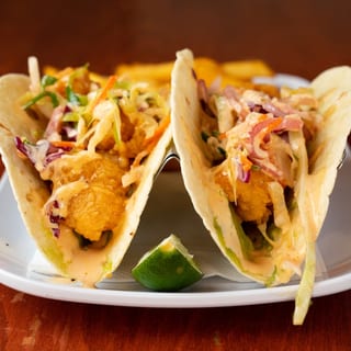 SHRIMP TACOS